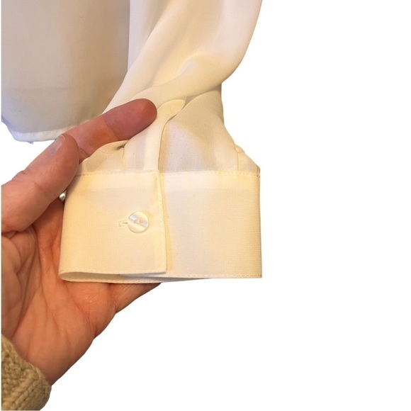 Précis Petite (UK) Delicate White Ruffle Blouse - Picture 6 of 10